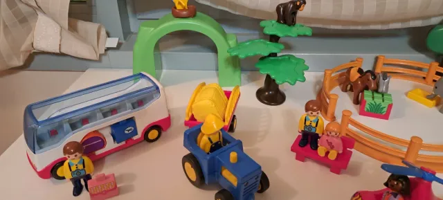 Lote playmóbil 123, para cuando son peques.