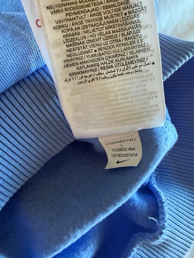 Conjunto Nike Sudadera y Pantalón Azul