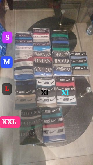 Boxers Varias Marcas Tallas S, M, L, XXL