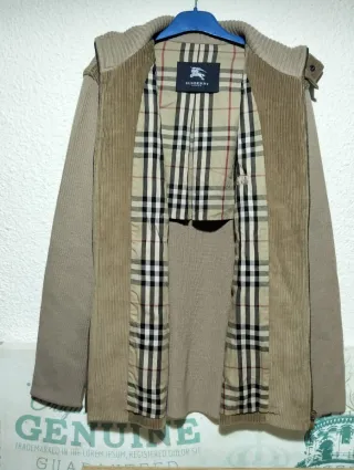 Chaqueta Burberry Beige Multicolor