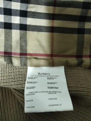 Chaqueta Burberry Beige Multicolor
