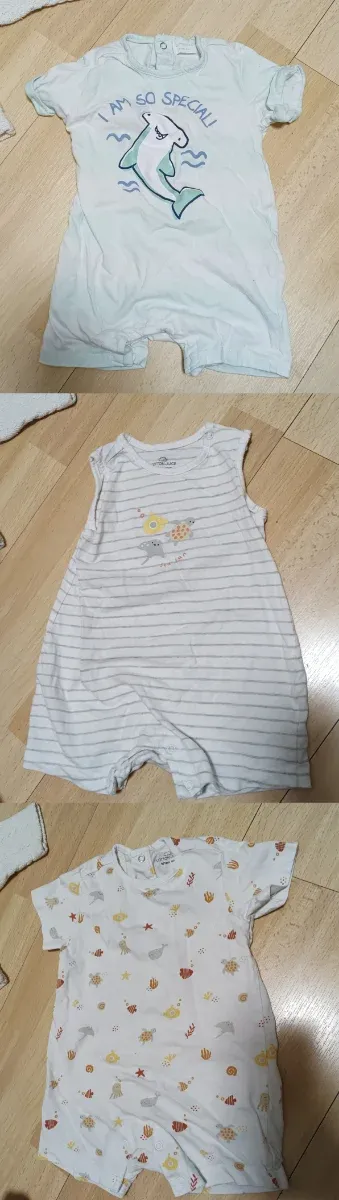 Pack 3 pijamas cortos bebé