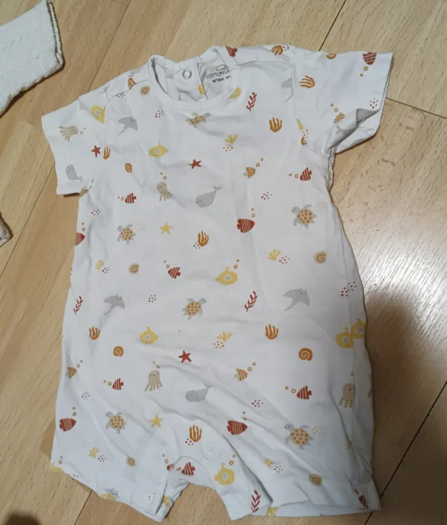 Pack 3 pijamas cortos bebé