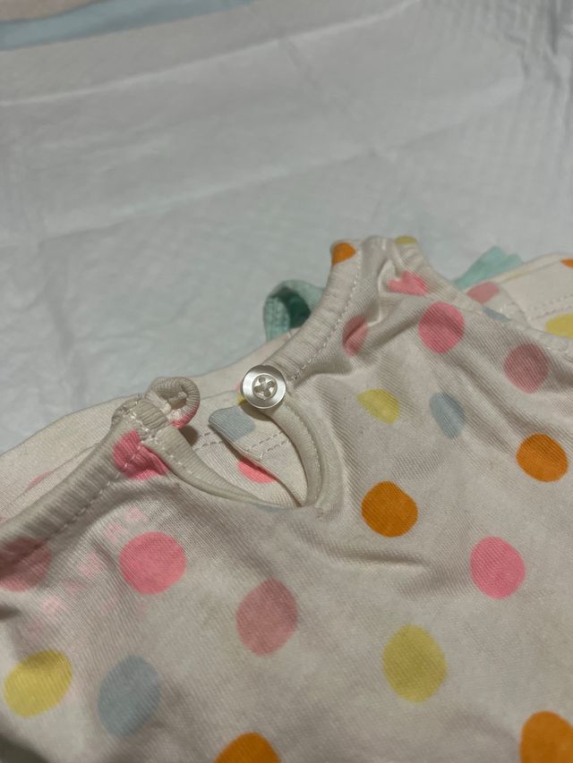 Lote 3 vestidos bebé 6-9 meses