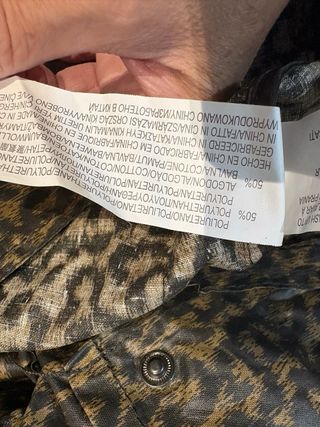 Chubasquero animal print