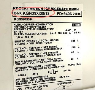 Frigorífico Combi Bosch A++