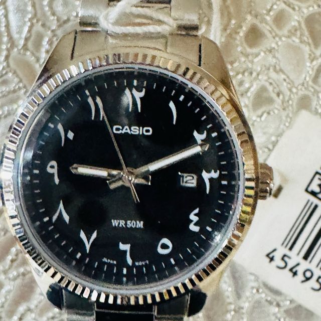 Orologio Casio Quadrante Nero Numeri Arabi