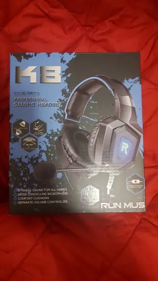 Auriculares Gaming Runmus K8 Alta Resolución