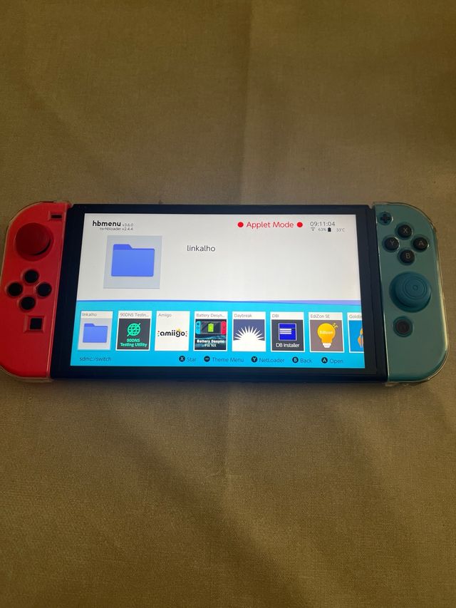 Nintendo Switch OLED Azul/Rojo