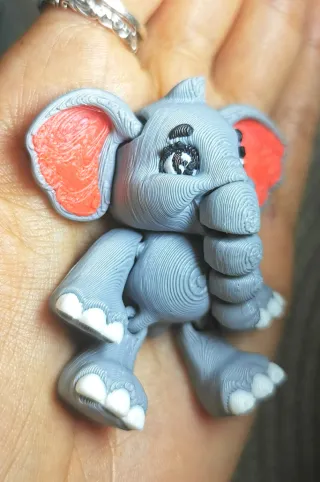 Figura Elefante Impresión 3D