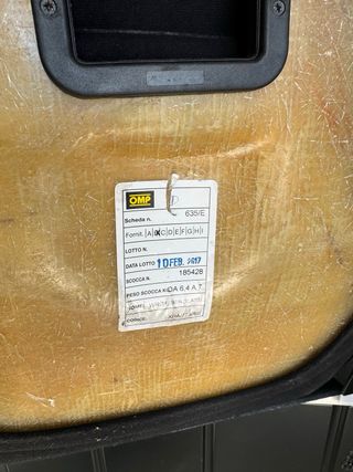 Baquets OMP Turn One CUP (2 unidades),