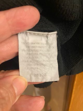 Jersey negro estampado gatos