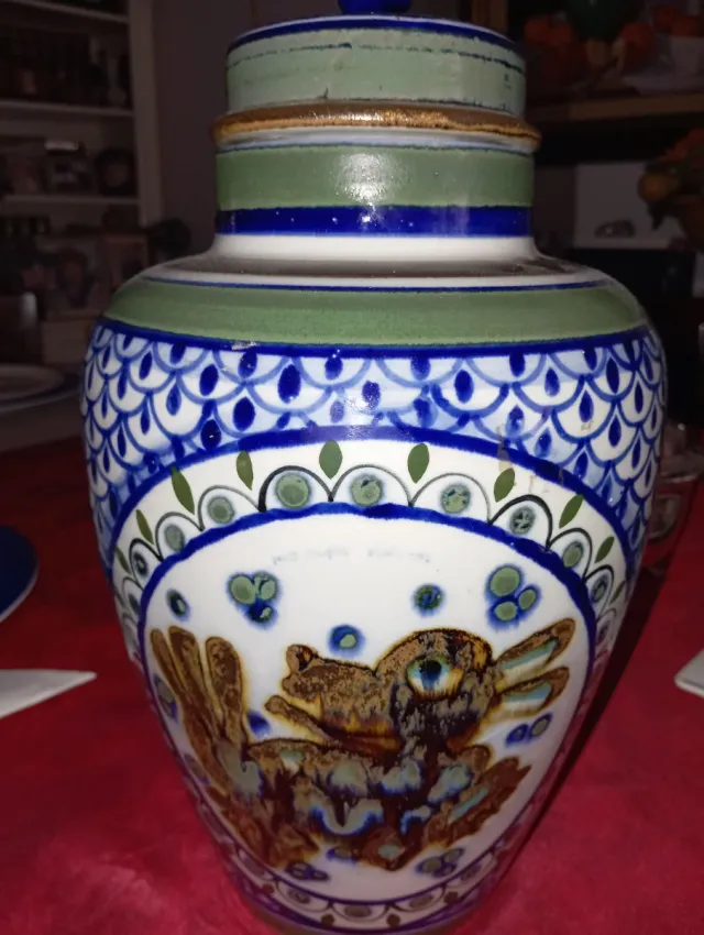 Tibor Marroquí Cerámica Azul y Verde