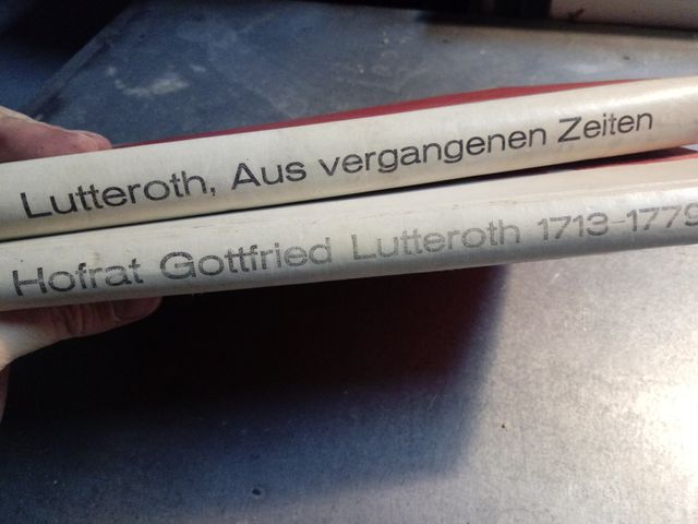 gottfried lutteroth briefe/ aus vergangenen zeiten