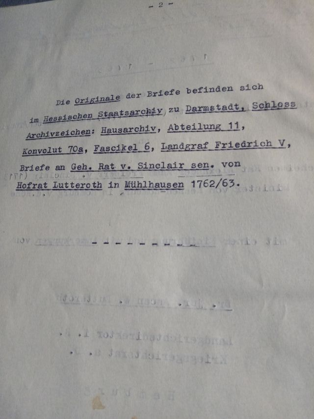 gottfried lutteroth briefe/ aus vergangenen zeiten