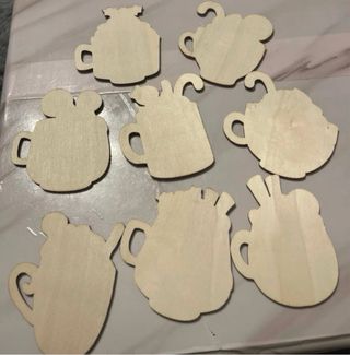 8 Sottobicchieri Natalizi Fatti a Mano