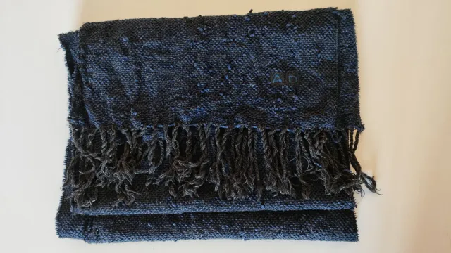 Bufanda Adolfo Domínguez Azul y Gris