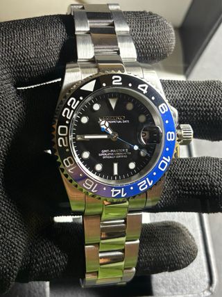 Reloj Seiko GMT-Master II Batgirl Azul-Negro