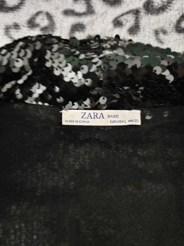 Vestido lentejuelas Zara corto en Excelente estado