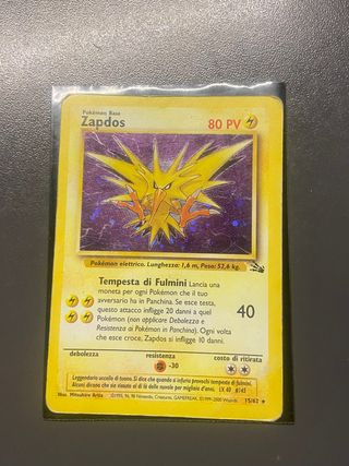 Zapdos Holo 15 / 62 ITA