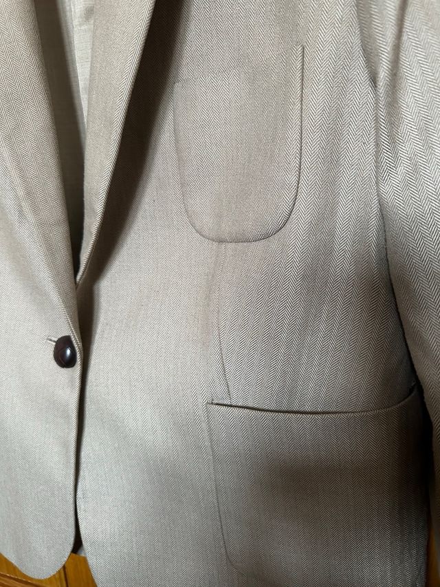 Chaqueta traje blazer mujer mango marrón talla L