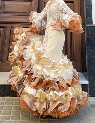Traje de flamenca EXCLUSIVO talla 3436