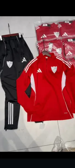 Chándal Adidas Sevilla FC Negro y Rojo