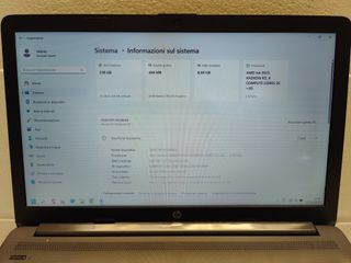 HP AMD SSD 256GB Ram 8GB Borsa Mouse