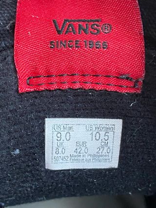 Vans Sk8-Hi Negras Talla 42