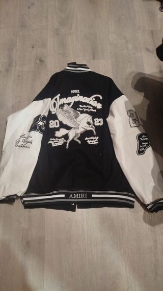 Chaqueta AMIRI Oversize Negra y Blanca