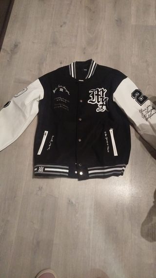 Chaqueta AMIRI Oversize Negra y Blanca