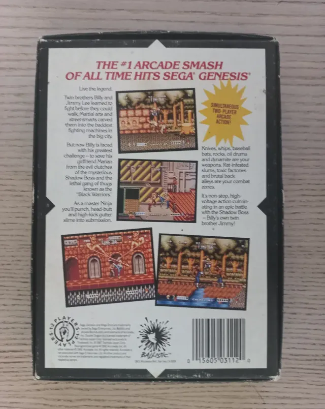 Double Dragon Mega Drive / Genesis