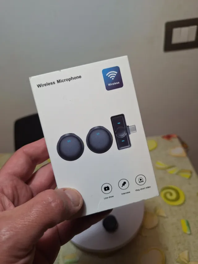 Microfono wireless Lavalier