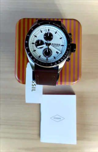 Reloj Fossil Cronógrafo Marrón, Hombre.