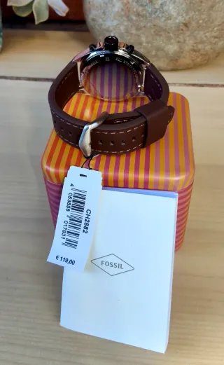 Reloj Fossil Cronógrafo Marrón, Hombre.