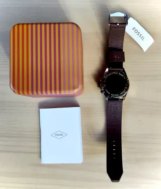 Reloj Fossil Cronógrafo Marrón, Hombre.