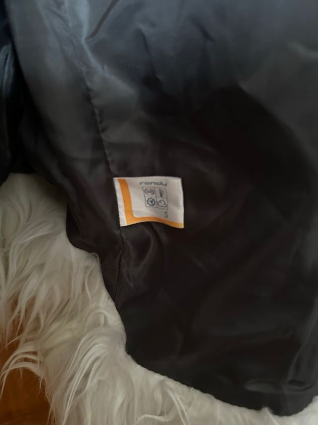 Abrigo plumas mujer con pelo y capucha talla s