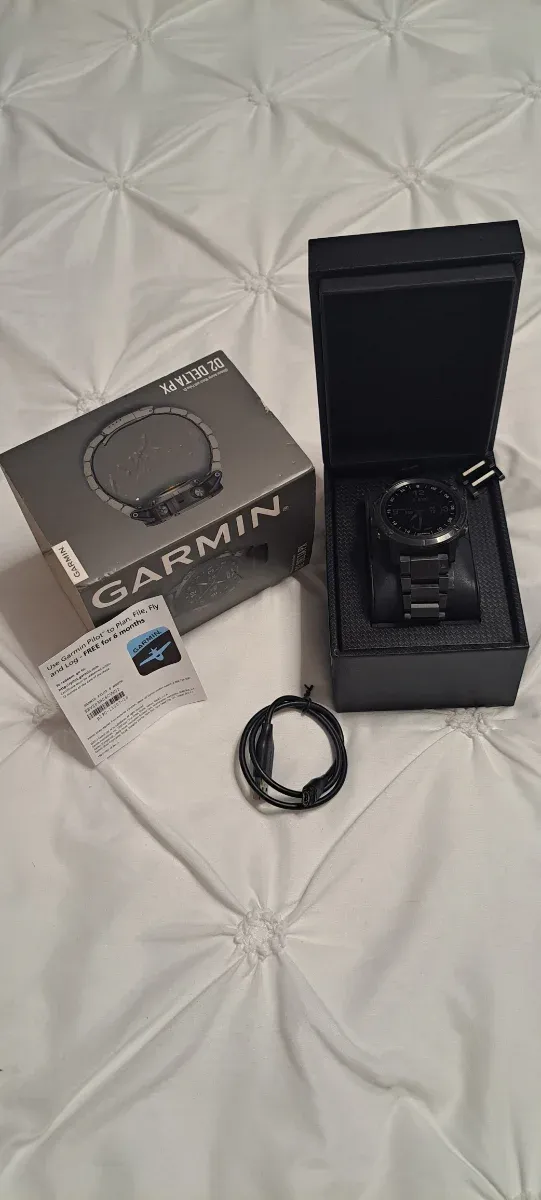 Garmin D2 Delta PX Reloj Aviación Negro/Gris