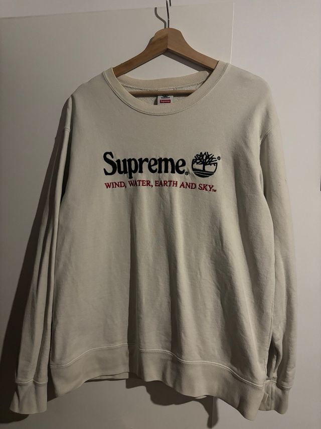 Sudadera Supreme Timberland Beige