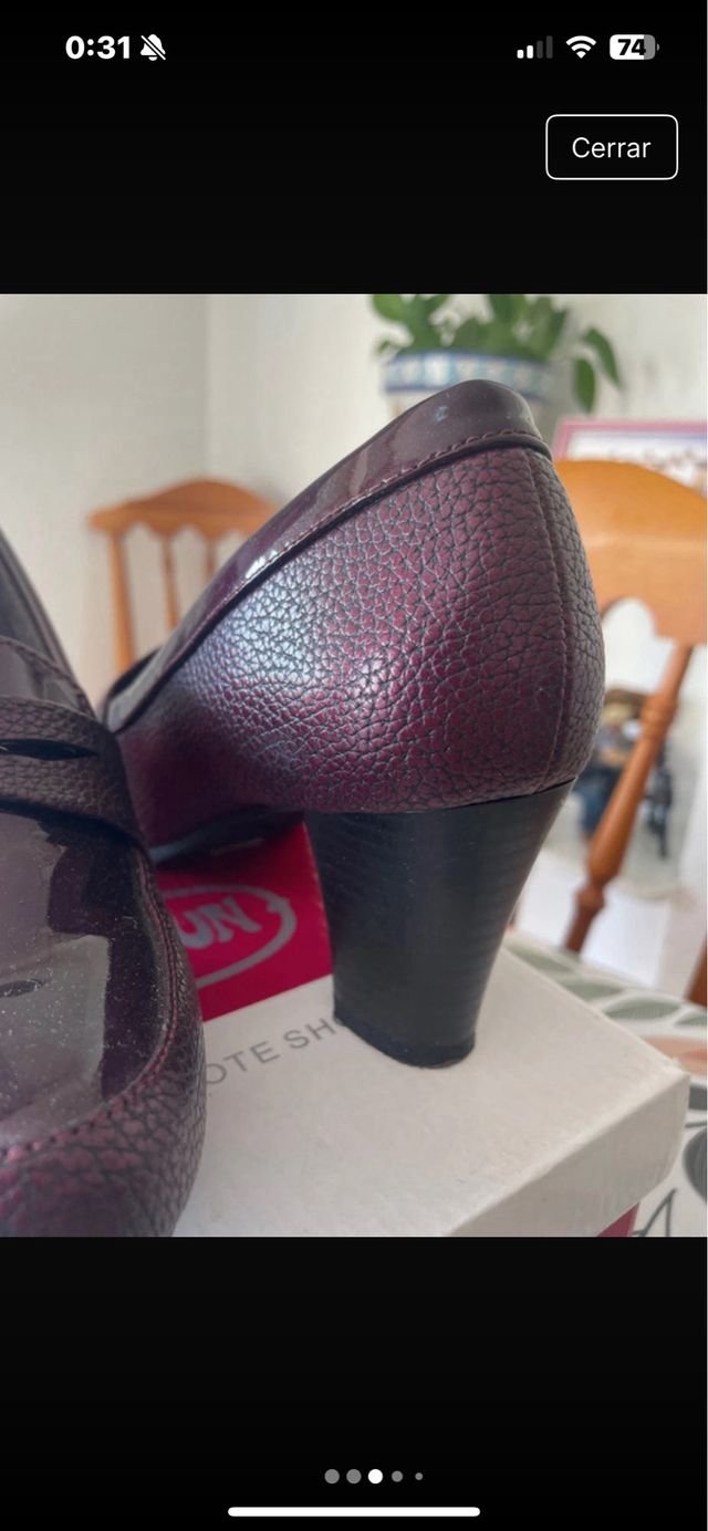 Zapatos de salón HUALUN marrones