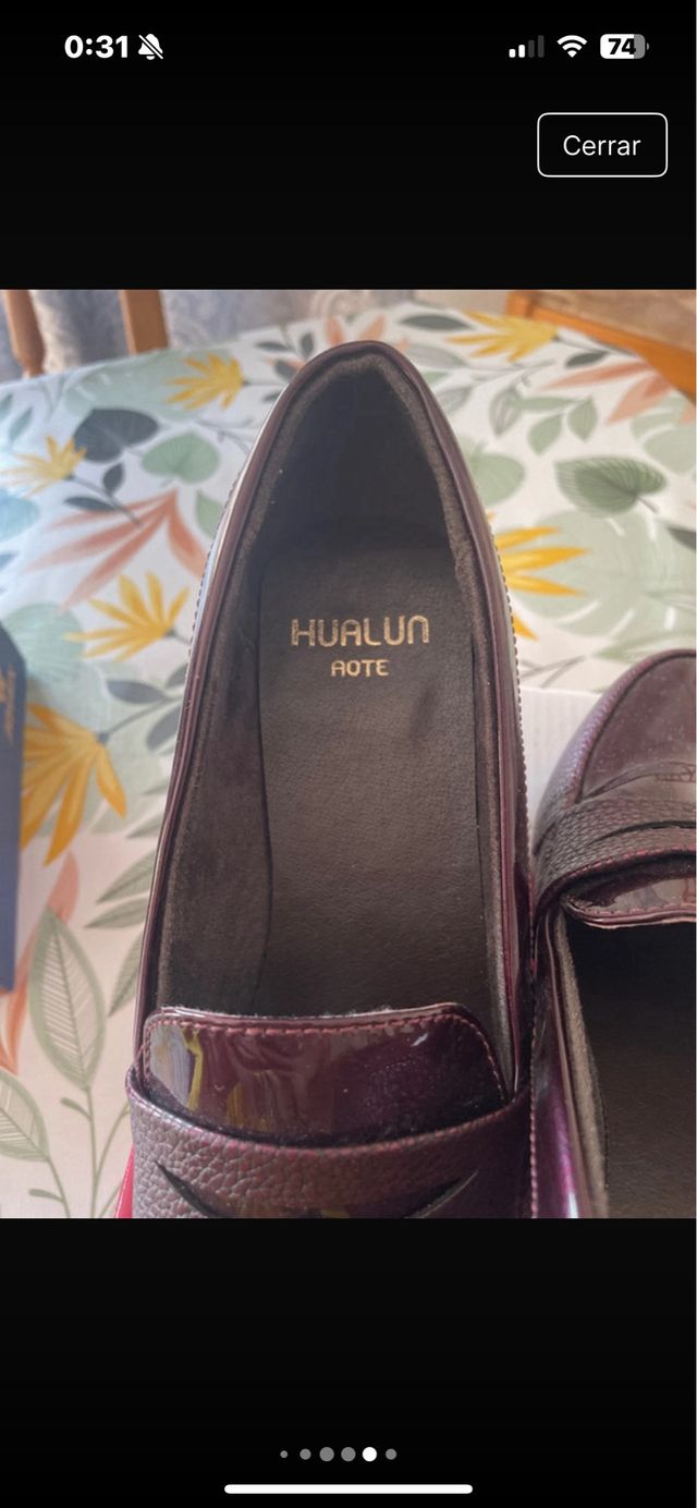 Zapatos de salón HUALUN marrones