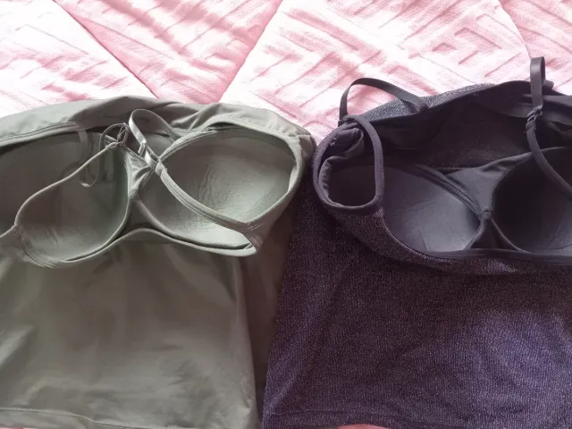 2 Camisetas Tirantes Sujetador Talla XL