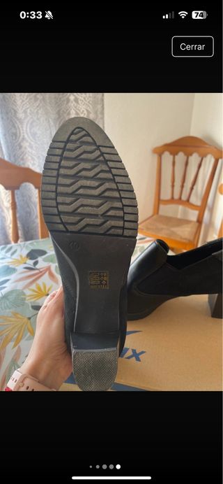 Zapatos negros talla 40