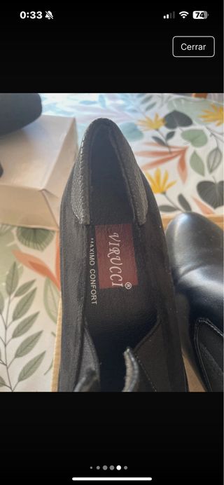 Zapatos negros talla 40