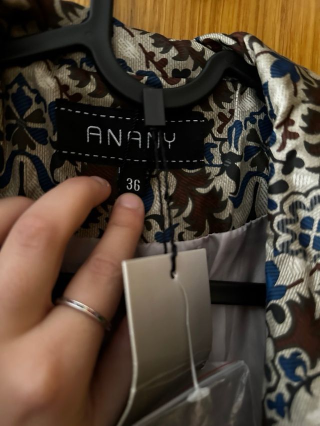 Gabardina mujer con estampado nueva talla s