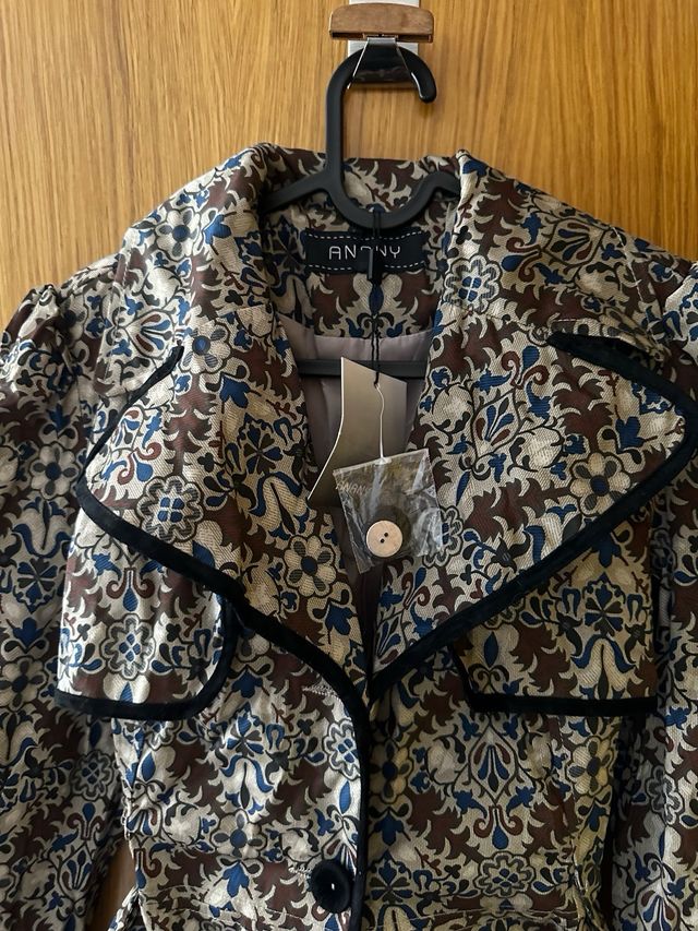 Gabardina mujer con estampado nueva talla s