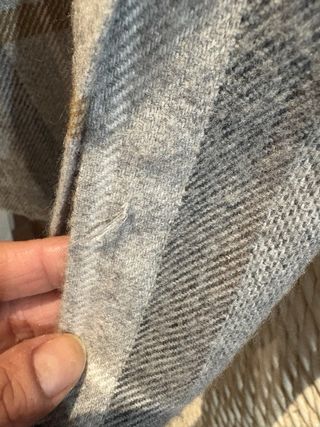 Chaqueta estilo camisero de paño