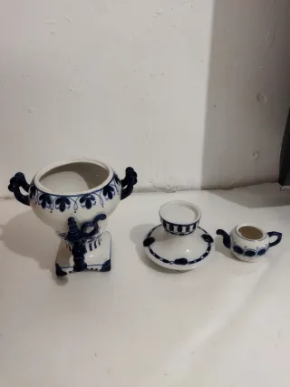 Samovar Porcelana GZHEL Decorativo