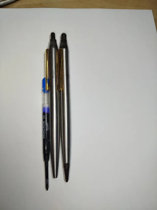 Bolígrafo y portaminas Inoxcrom metálico