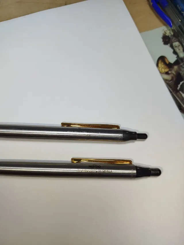 Bolígrafo y portaminas Inoxcrom metálico